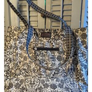 Bella Russo black and white totally reversible tote bag